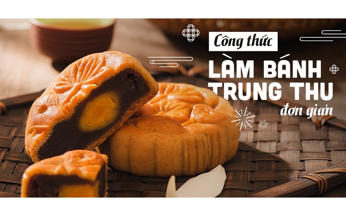 C&aacute;ch trộn bột l&agrave;m b&aacute;nh Trung Thu